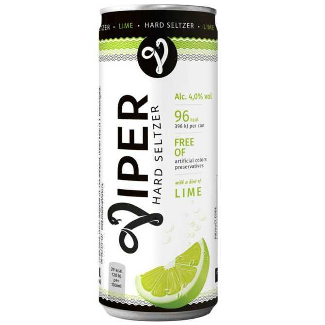 Viper Hard Seltzer Lime Blik - 33 cl