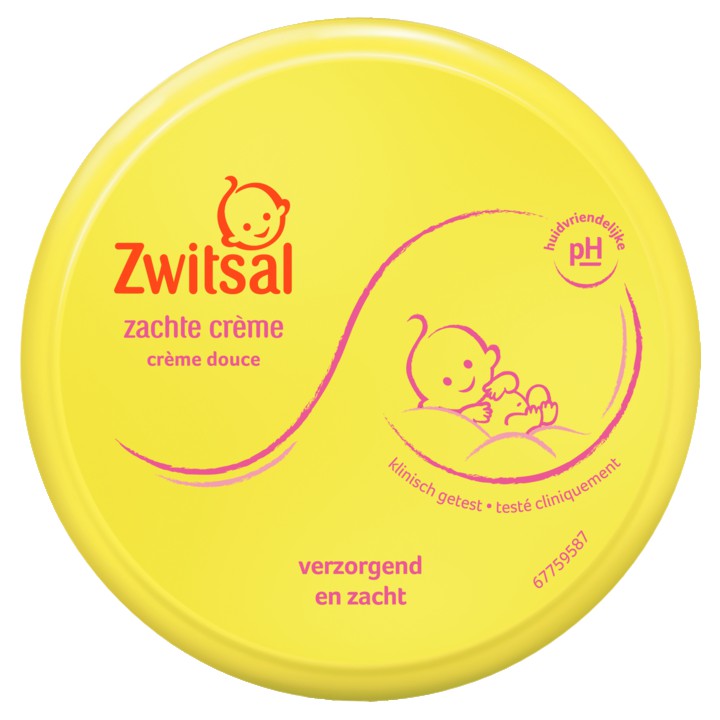 Zwitsal Zachte Cr&amp;egrave;me Baby 200ml