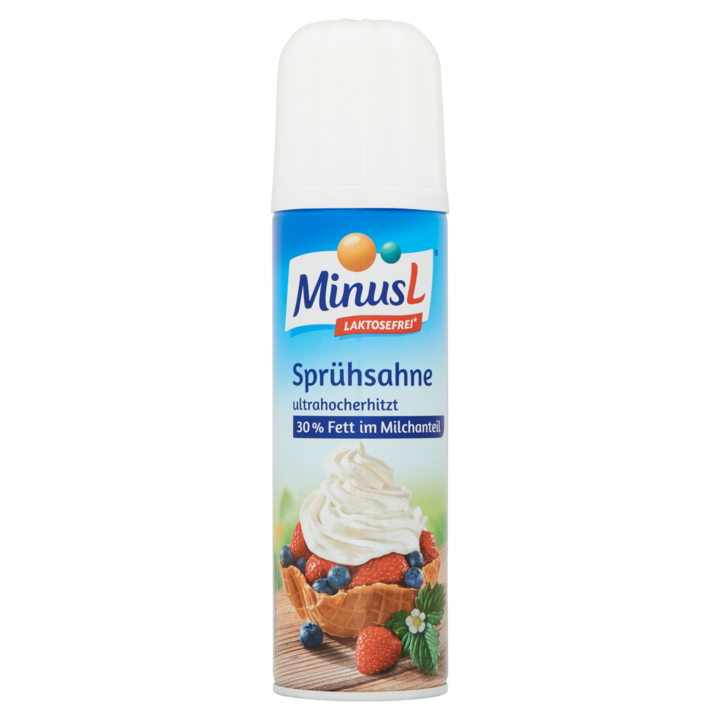 MinusL Laktosefrei Spr&amp;uuml;hsahne 250g