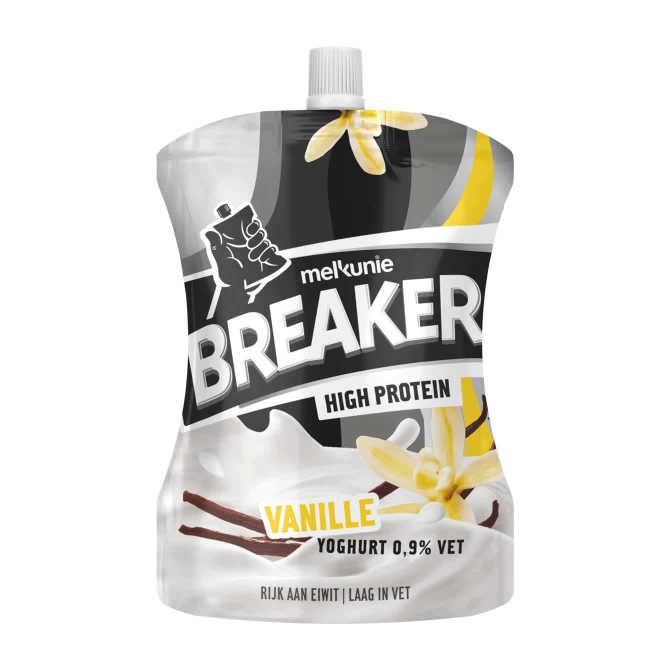 Melkunie Breaker vanille yoghurt 0,9% vet