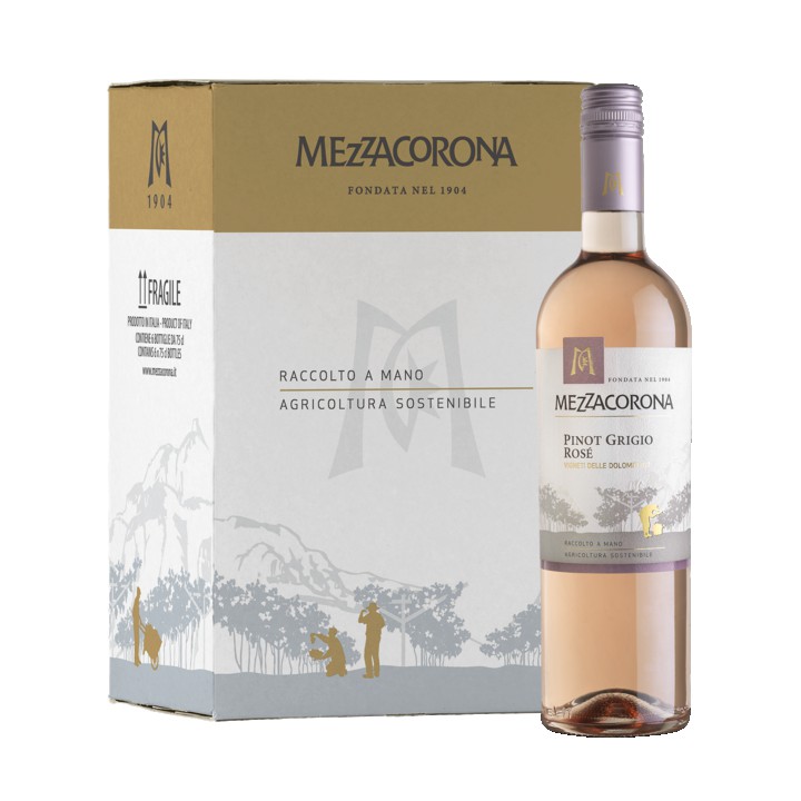 Mezzacorona - Pinot Grigio Ros&amp;eacute; - 6 x 750ML