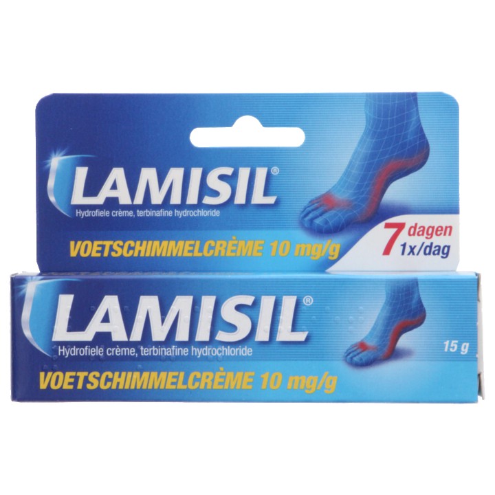 Lamisil Voetschimmelcr&amp;egrave;me 15 g (10 mg/g)