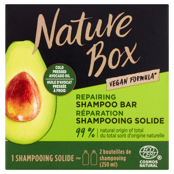 Nature Box Avocado Repair Shampoo Bar 85g | Nederland Life Nature Box Avocado Repair Shampoo Bar 85g