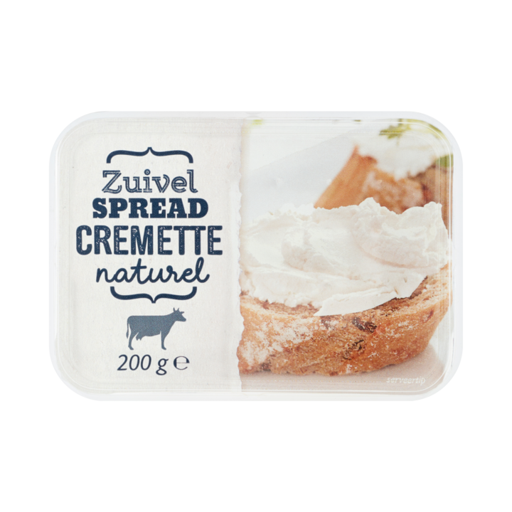 Cremette Zuivelspread Naturel 200g