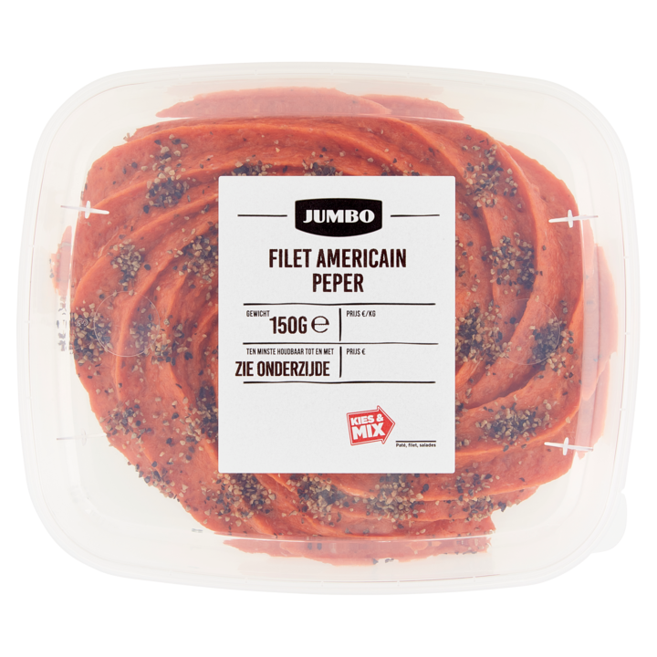 Jumbo Filet Americain Peper 150g