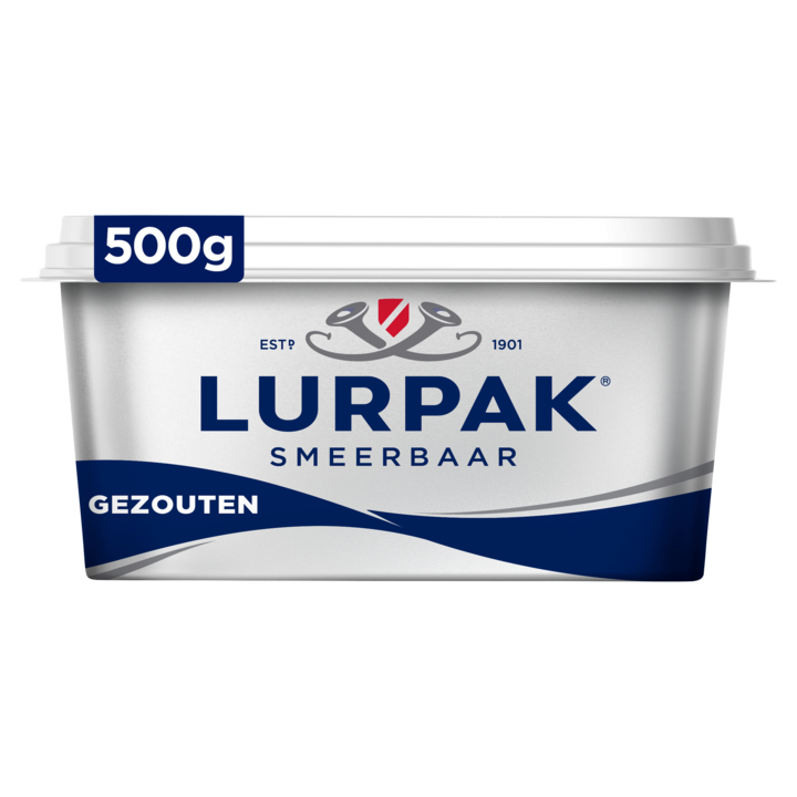 Lurpak smeerbare boter gezouten 500 g kuipje