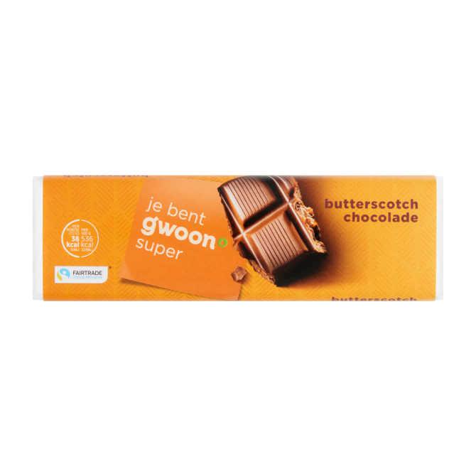 g&#039;woon Chocoladereep butterscotch