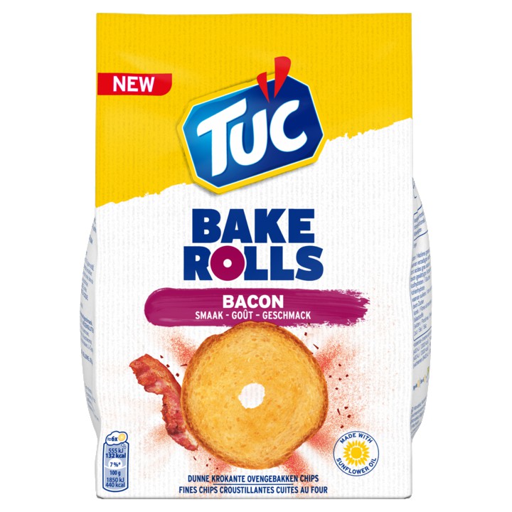 LU TUC Bake Rolls Crackers Bacon 150g