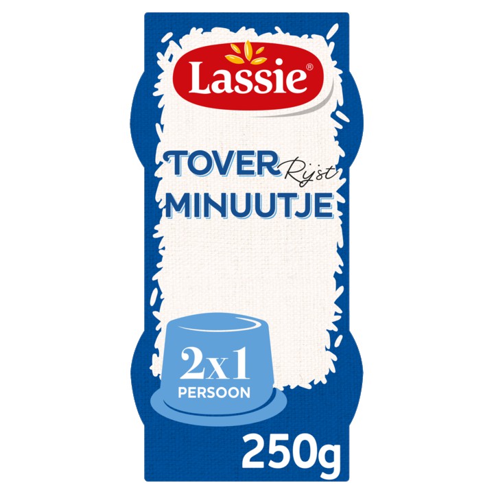 Lassie Toverrijst Minuutje 2 x 125g