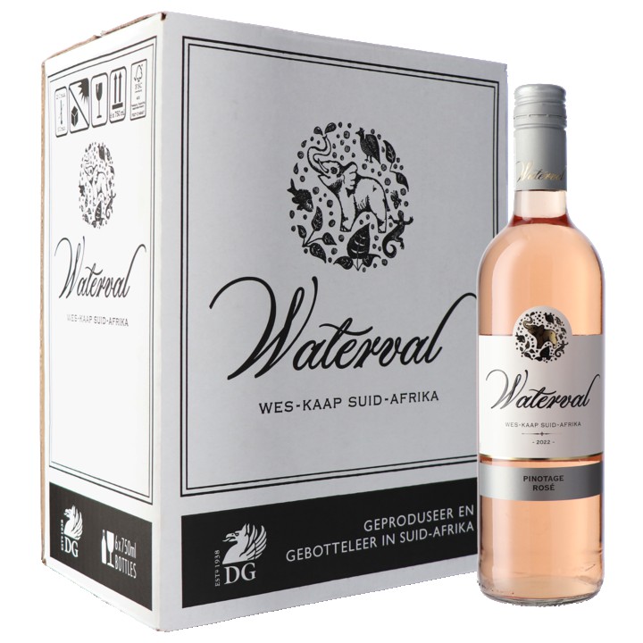 Waterval - Pinotage - Ros&amp;eacute; - 6 x 750ML