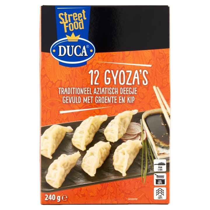 Duca Street Food Gyoza&amp;#x27;s 12 Stuks 240g