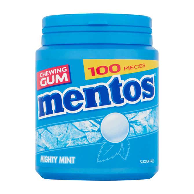 Mentos Gum mighty mint pot