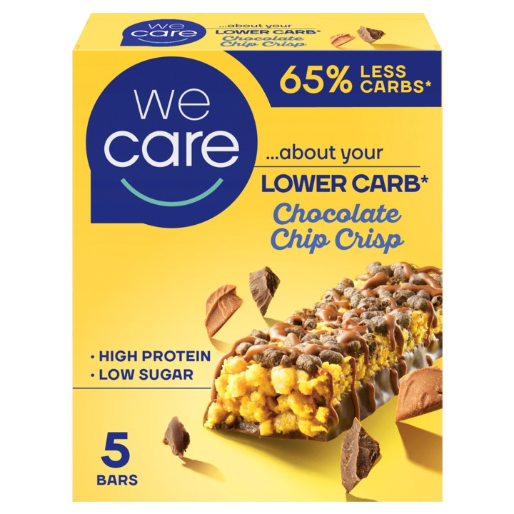 We Care Low Carb Chocolade Chip Crisp 150g