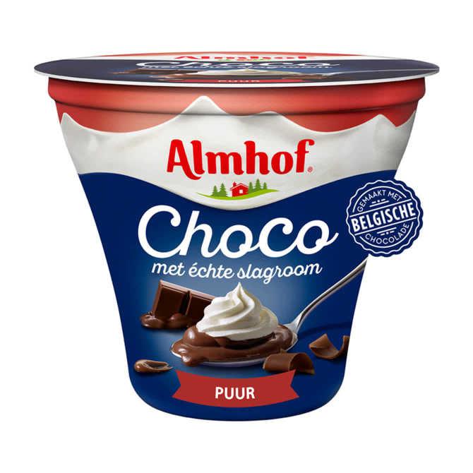 Almhof Choco puur met slagroom