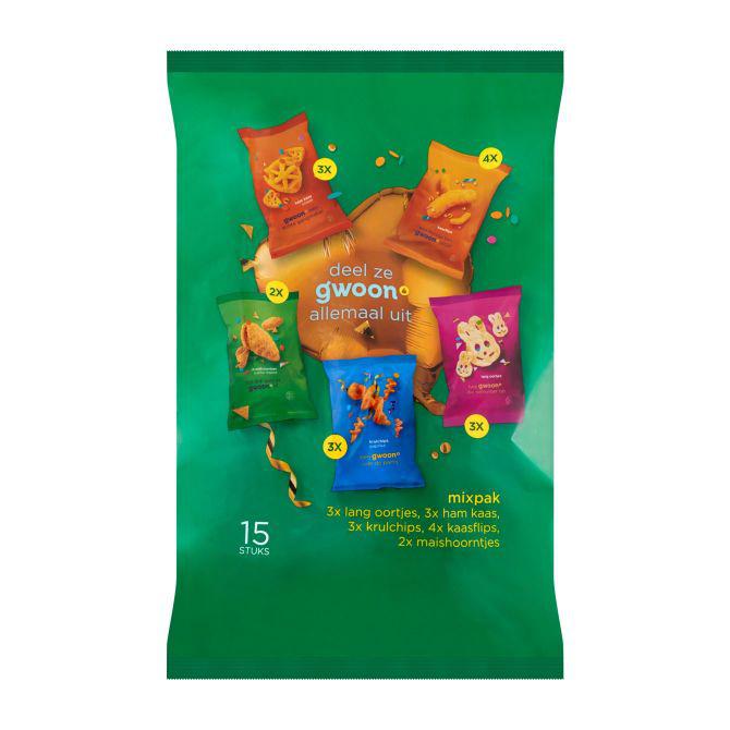 g&#039;woon Uitdeel snack mix