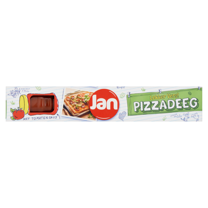 Jan Pizzadeeg met Tomatensaus 600g