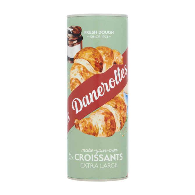 Danerolles Croissants extra large 6 stuks