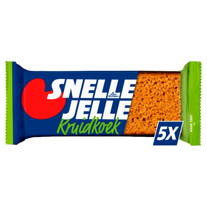 Snelle Jelle kruidkoek naturel 5 x 65g