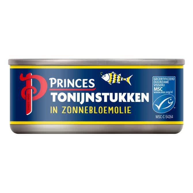 Princes Tonijnstukken in zonnebloemolie