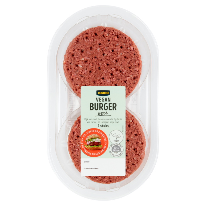 Jumbo Vegan Burger 2 Stuk