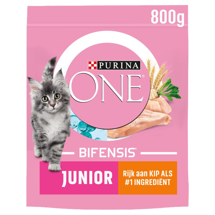 PURINA&amp;reg; ONE Junior Rijk aan Kip kattenvoer 800gr