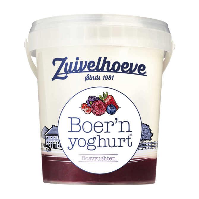 Zuivelhoeve Boer&#039;n yoghurt bosvruchten