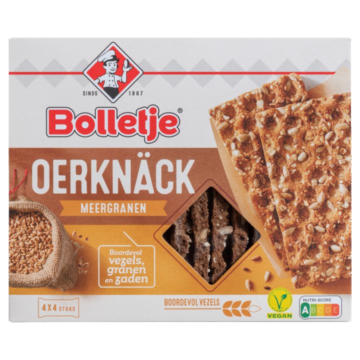 Bolletje Oerkn&amp;auml;ck Meergranen 4 x 4 Stuks 285g