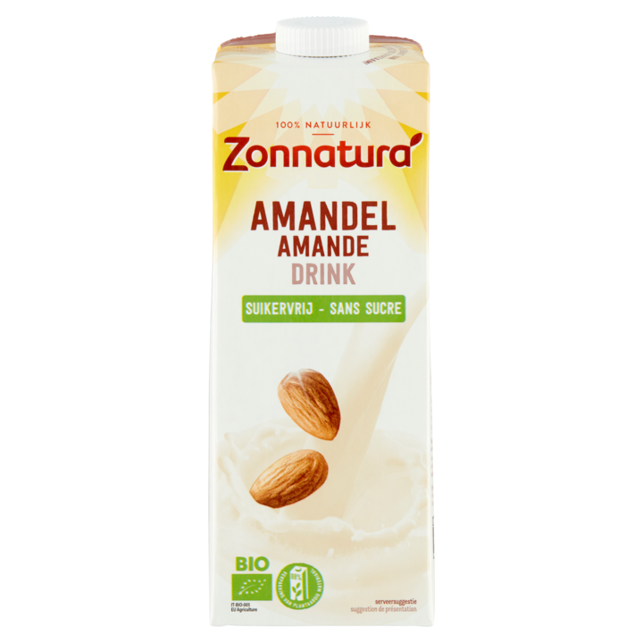 Zonnatura Amandel Drink Suikervrij 1L