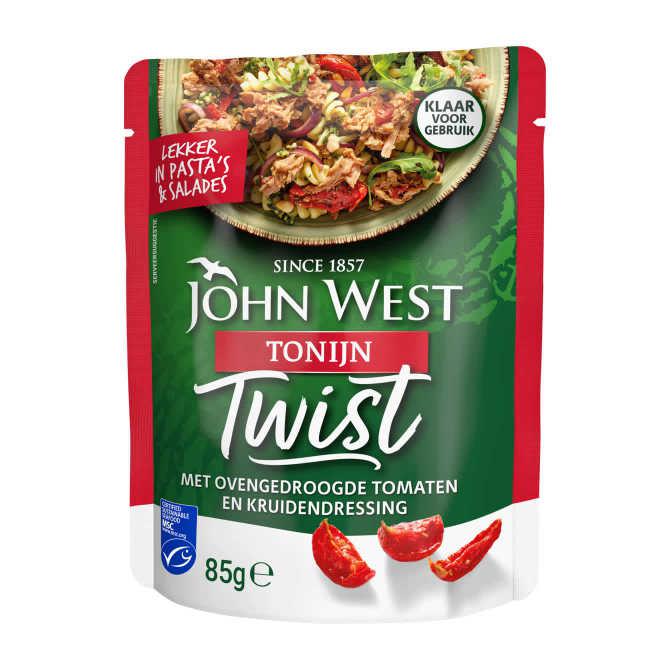 John West Tonijn twist zongedroogde tomaat