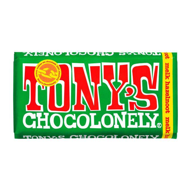 Tony&#039;s Chocolonely melk hazelnoot