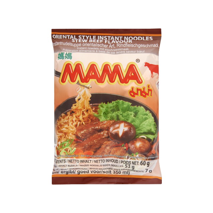 Mama Instant Noedels met Stoofvleessmaak 60g