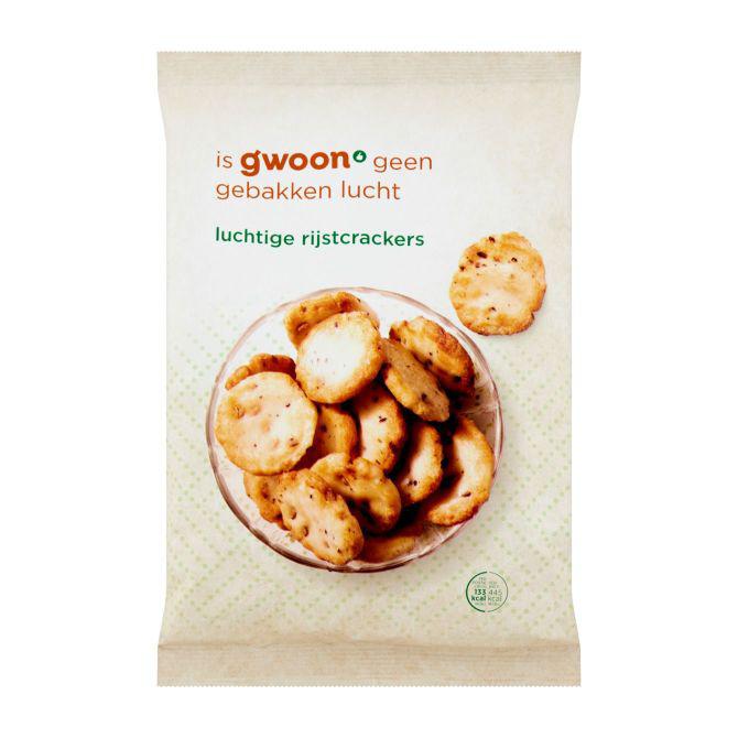 g&#039;woon Luchtige rijstcrackers