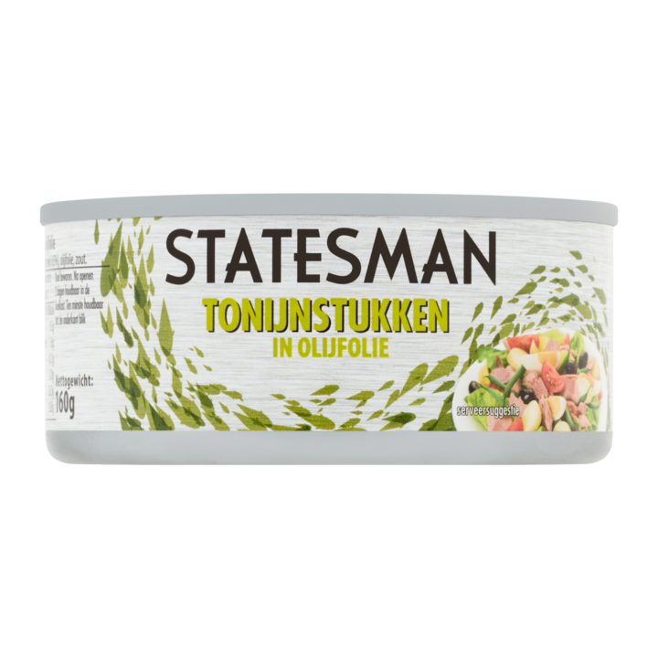 Statesman Tonijnstukken in Olijfolie 160g
