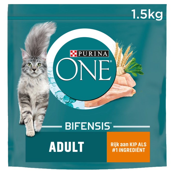 Purina&amp;reg; ONE Adult Rijk aan Kip kattenvoer 1, 5kg