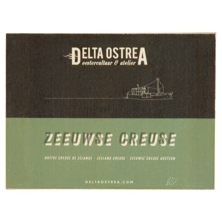 Delta Ostrea Yerseke Jumbo Zeeuwse Creuse III + Mes 6 Stuks