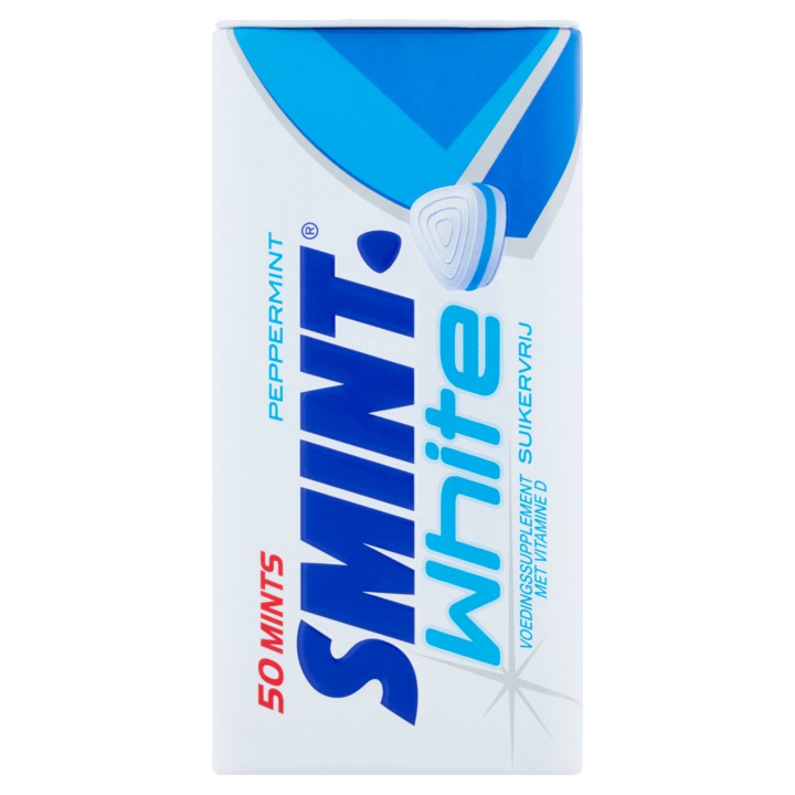 Smint White Peppermint Suikervrij 50 Mints 35g