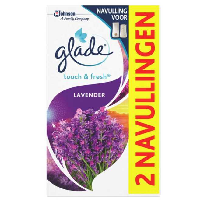 Glade Touch &amp; fresh navulling duo lavendel