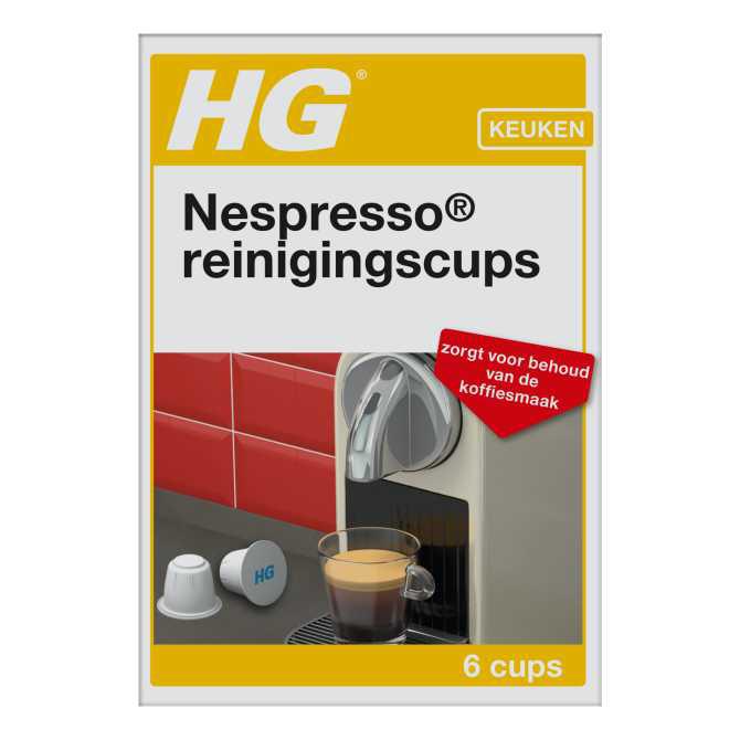 HG Nespresso reinigingscups