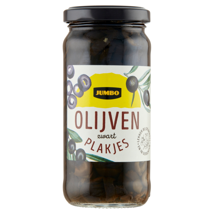 Jumbo Zwarte Olijven Plakjes 220g