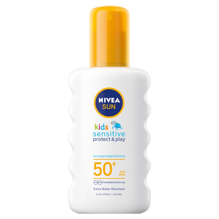 Nivea Sun Kids Sensitive Protect &amp;amp; Play Zonnespray SPF50