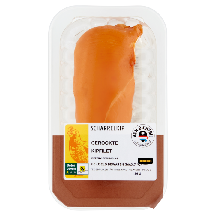 Jumbo Scharrelkip Gerookte Kipfilet ca. 160g