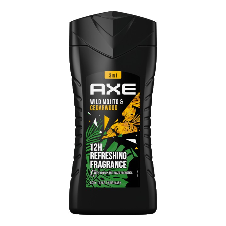 AXE Wild 3-in-1 Douchegel Green Mojito &amp;amp; Cedarwood 250ml