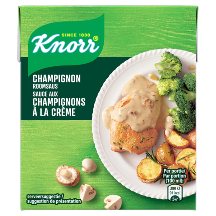 Knorr Saus Champignon Roomsaus 300ml