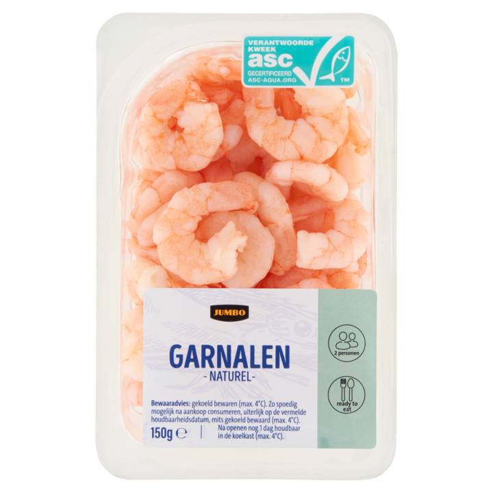 Jumbo Garnalen Naturel 150g