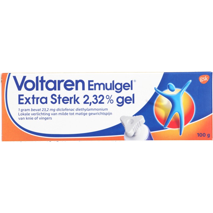 Voltaren Emulgel extra sterk bij spier- en gewrichtspijn 2,32% gel 100g