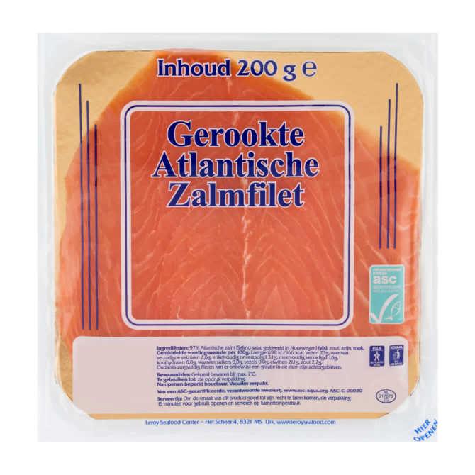 Gerookte Altantische zalm