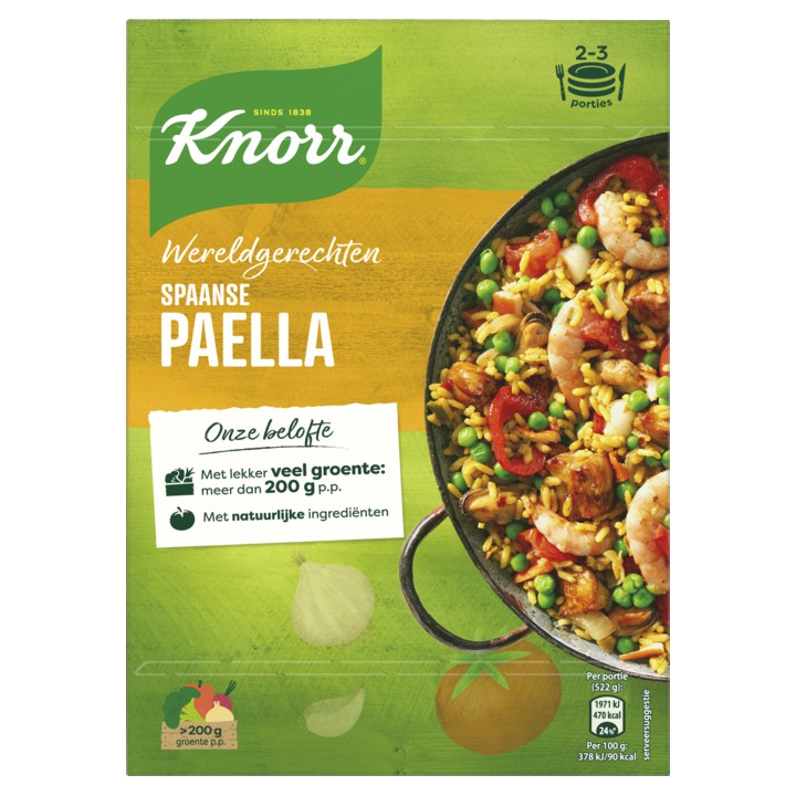 Knorr Maaltijdpakket Spaanse Paella 198g