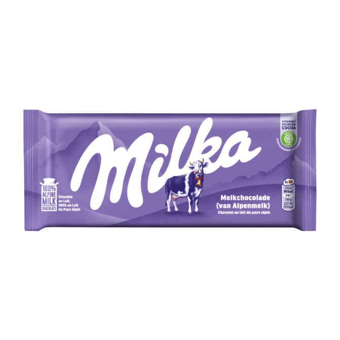 Milka Alpenmelkchocolade 100 g