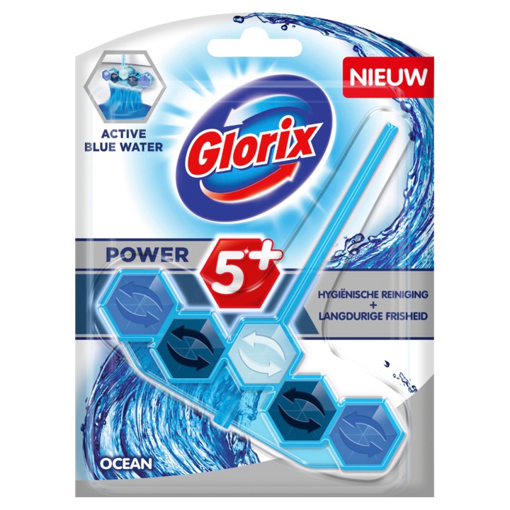 Glorix Toiletblok Blauw Water Ocean 1 stuk