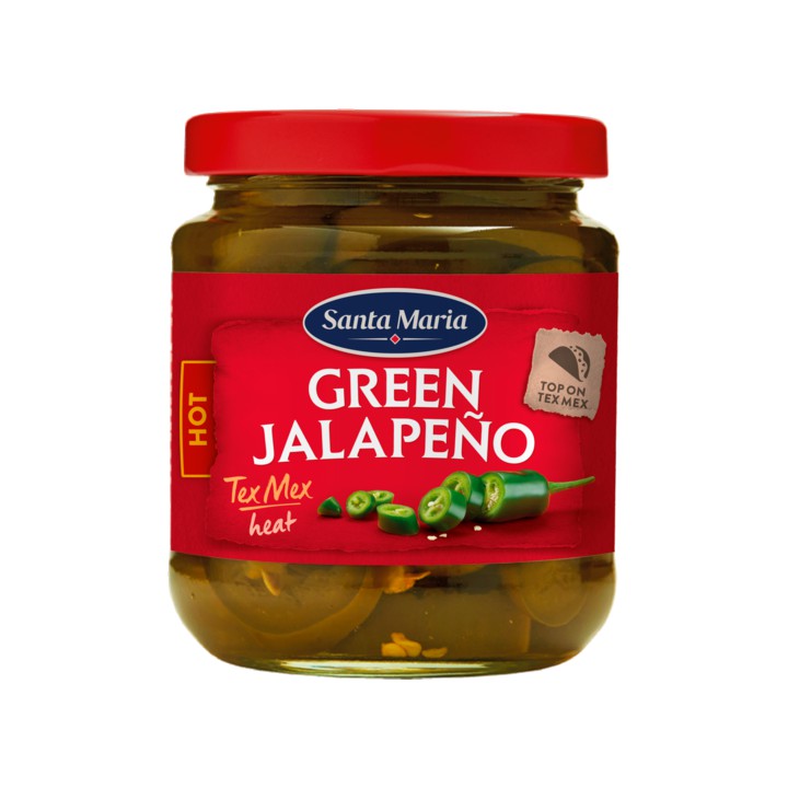 Santa Maria Jalape&amp;ntilde;os Green hot 215g